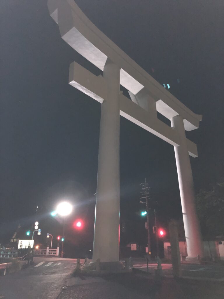 出雲大社周辺の鳥居